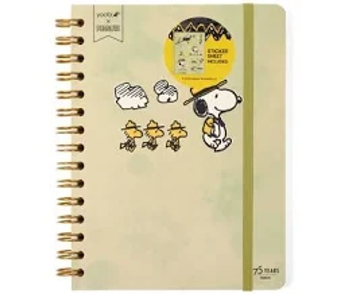 Yoobi Peanuts Journal Spiral