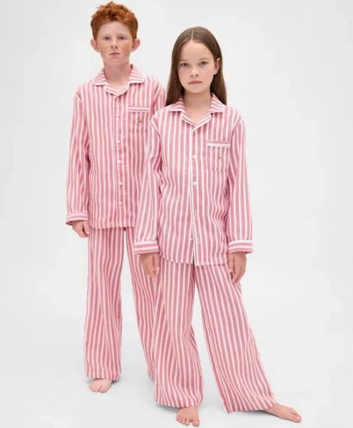 Girls' Recycled Flannel Pj Set by Gap