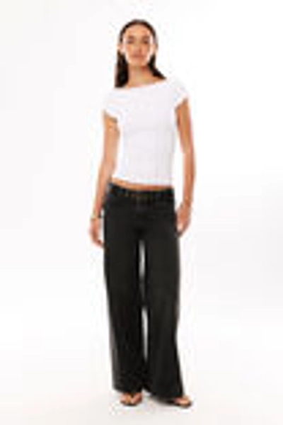 Low Rise Baggy Jean - Rinsed Black