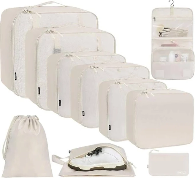 Packing Cubes Various Sizes Packing Organiser