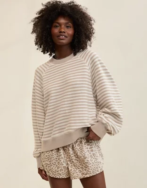 Aerie Go-To Classic Length Crew Sweatshirt