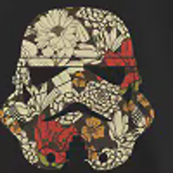 Girls Crew Neck Short Sleeve Regular Fit Star Wars Graphic T-Shirt - Trooper Floral - x-small