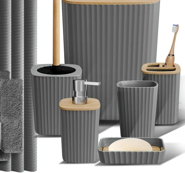 Clara Clark 22 Piece Complete Bathroom & Vanity Accessories Set