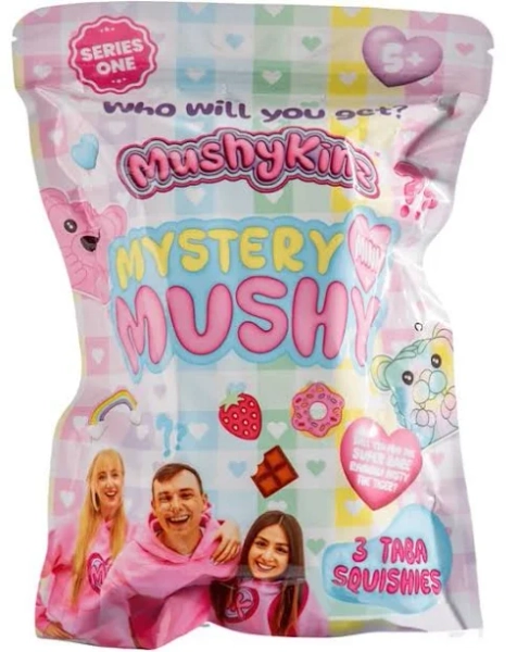 MushyKinz Mystery Mini Mushy Taba Squishy Triple Pack