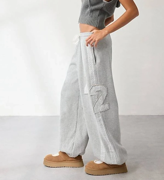 Out From Under Brenda Lace Stripe Jogger Sweatpant