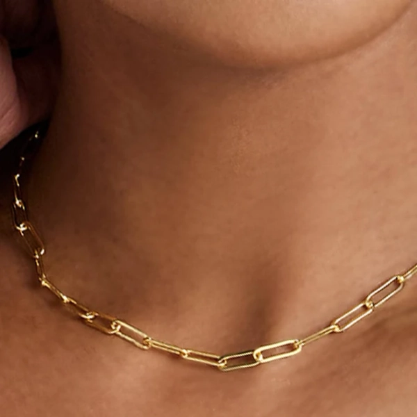 18K Gold Waterproof Link Up Necklace