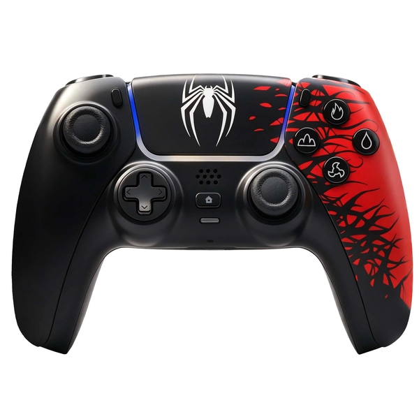 Wireless Controller Compatible with P5/P5 Pro/P5 Slim/PC,with 1500mAh Battery,Dual Vibration,6-Axis Motion Control,Speaker,3.5mm Audio Jack (Spider) - Walmart.com