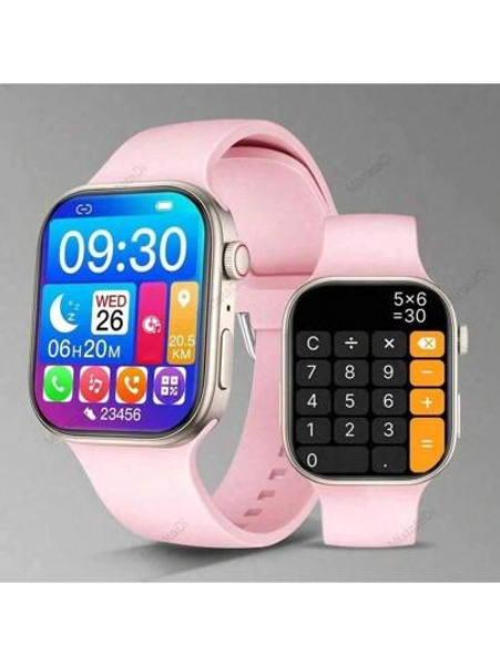 MixtataDi Smartwatch, Wireless Calling, Message Reminder View, Multi-Sport Mode, Track And Record Sports Data, Multiple Application Reminders, 2.01 Inch Full Touch HD Screen, Custom Wallpaper, Long Battery Life, Suitable For Men/Women