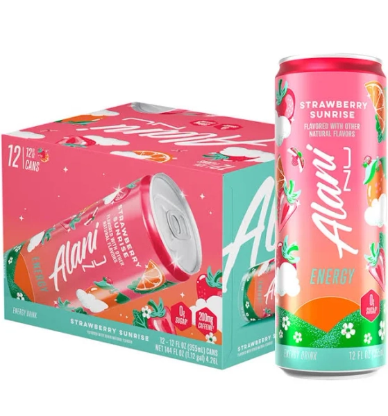 Alani Nu Energy Drink Strawberry Sunrise