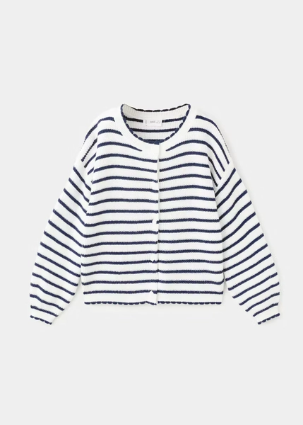 Stripped knit cardigan - Kids | MANGO USA