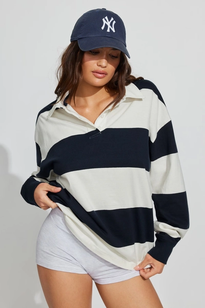 Relaxed Longsleeve Rugby Shirt