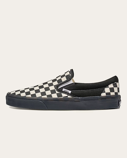 Classic Slip-On Checkerboard Shoe in Checkerboard White / Black | Vans