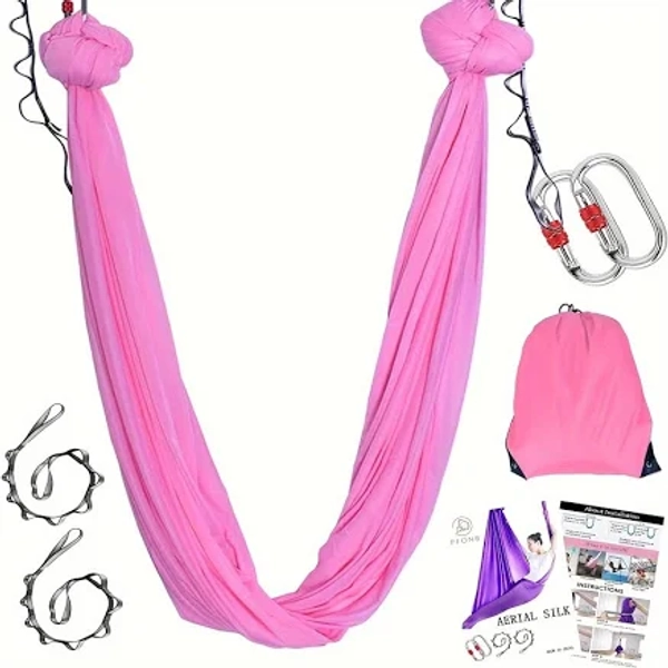 Aerial yoga hammock, Silk swing, Aerial yoga swing, Gymnastics equipment, Gymnastics, Aerial swing, Aerial for yoga Hammock Kit - High-Quality