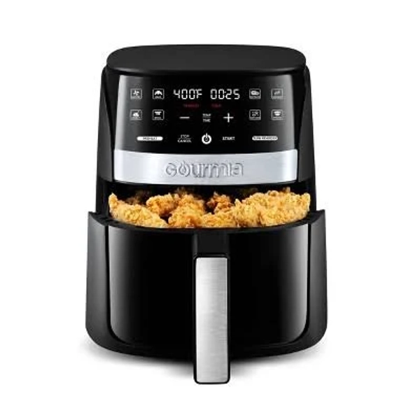 Gourmia Digital Air Fryer 3qt with Guided Cooking Prompts