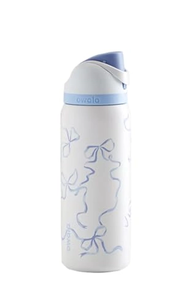 Owala Tied And True Blue Bows 32 Oz Freesip UO Exclusive