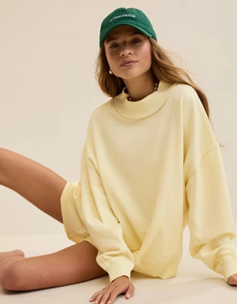 Aerie Alumni Mockneck Sweatshirt