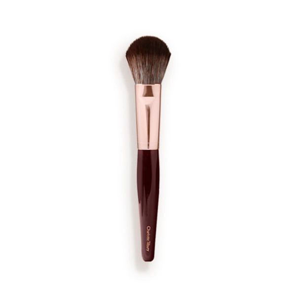 BRONZER & BLUSHER BRUSH - ROSE GOLD & NIGHT CRIMSON