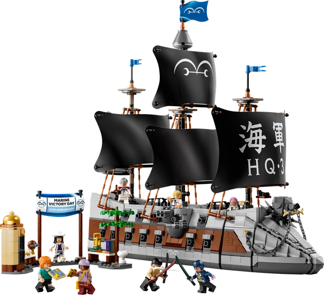 Garp's Marine Battleship