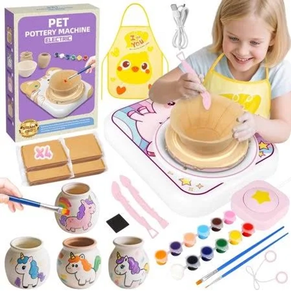 Huge Wave Pottery Wheel Unicorn Arts and Crafts Kit