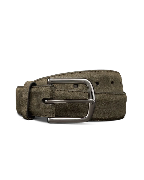 Men's Suede Belt "Granite"