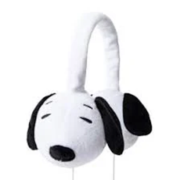 Peanuts Snoopy Plush Wired Headphones