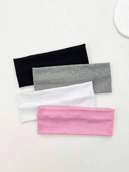 Set Women's Multi-Color Fabric Premium Fashion Headband, Suitable For Daily Wear Gym