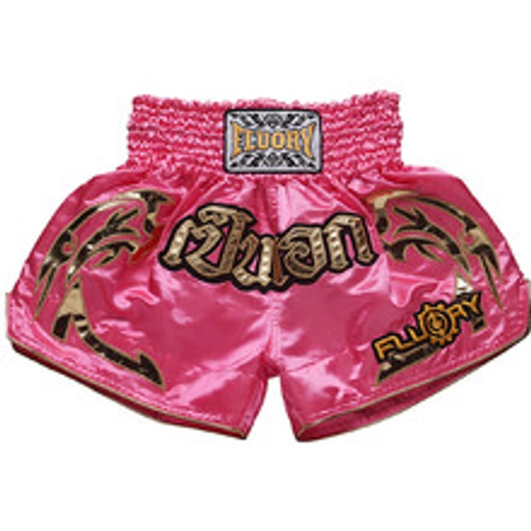 Fluory Dolly Pink Muay Thai Shorts
