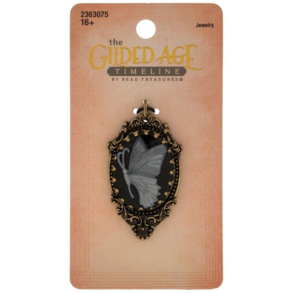 Butterfly Cameo Pendant