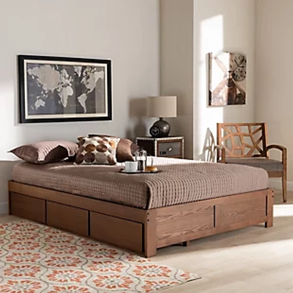 Wren 3-Drawer Platform Storage Bed Frame