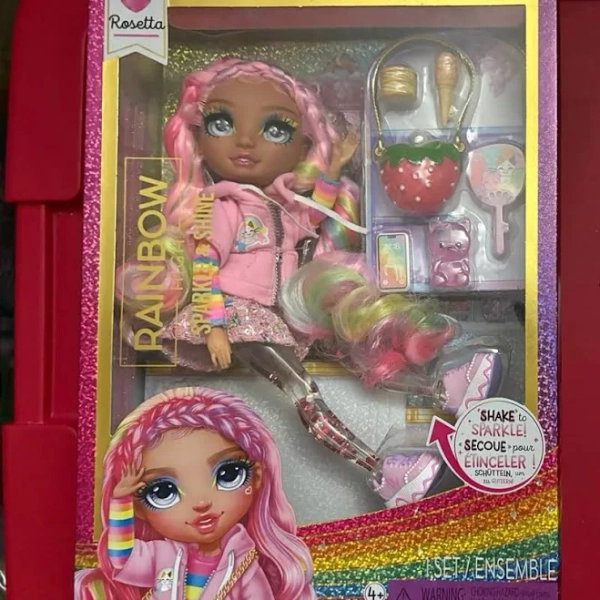 Rainbow High Sparkle & Shine Fashion Dolls Rosetta Pink