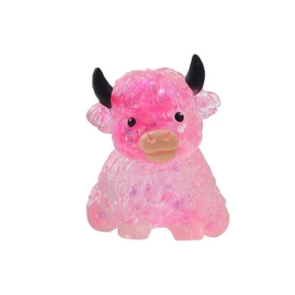Highland Cow Squishies Toys, Soft Slow Rising Stress Ball, Party Favor Gifts, Cute Highland Cow Decor, Sensory Stress Relief for Adults