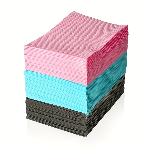 125PCS Disposable Tattoo Table Cleaning Cloth Pad, Dental Piercing Bibs, Disposable Tattoo Table Mats, Dental Tattoo Accessories