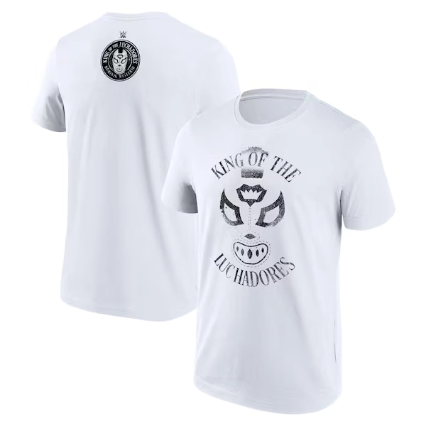 Dominik Mysterio King of the Luchadores T-Shirt - White - Mens
