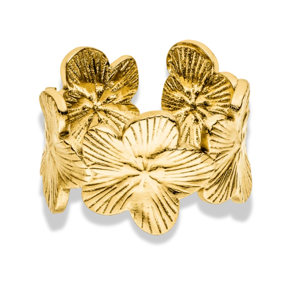 Golden Blossom Ring 14K Vergoldet - GOLD