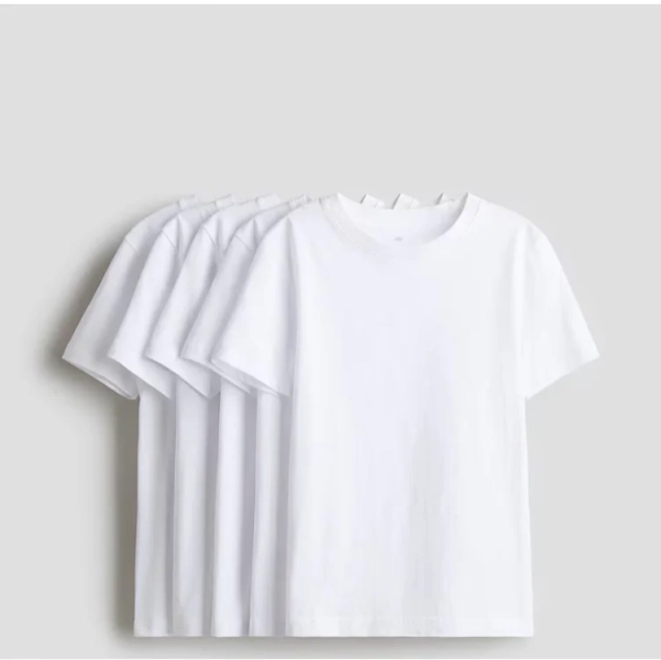 5-pack T-shirts - white 