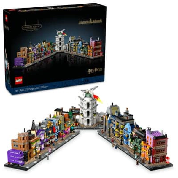 LEGO® Harry Potter™ Diagon Alley™ Wizarding Shops, Wizard Set for Adults 76444 | 18.9" x 14.88" x 4.41" | Michaels®