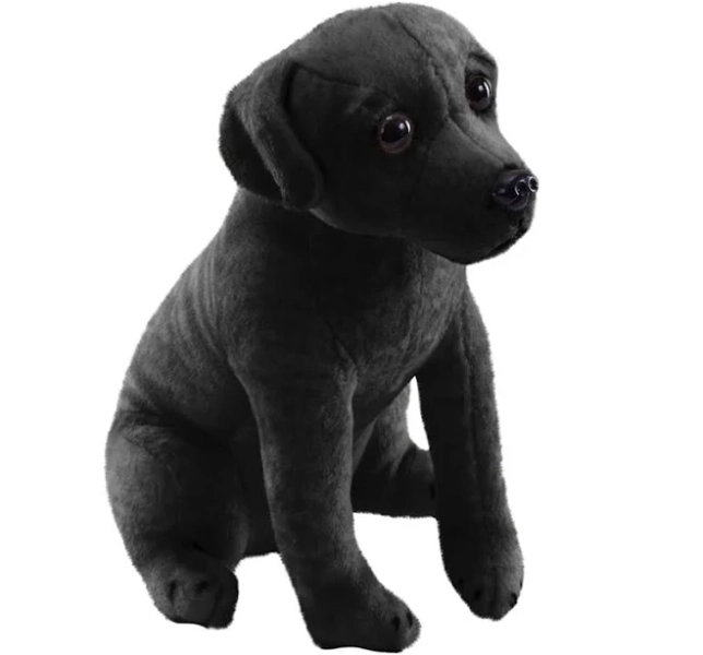 Wild Republic Rescue Dogs Plush Black Labrador with Bark Sound