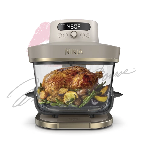 Ninja Crispi Pro 6-in-1 Glass Air Fryer in Stone and Gold