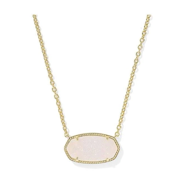 Kendra Scott Elisa Statement Short Pendant Necklace Gold