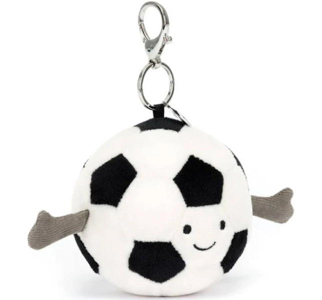 Jellycat Amuseables Sports Soccer Bag Charm