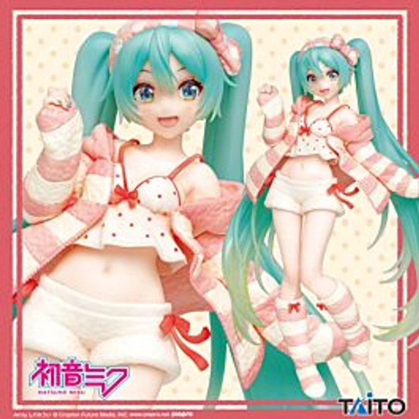 Vocaloid Taito Prize Items Costumes Figurine Hatsune Miku Roomwear Ver. NORMAL EDITION