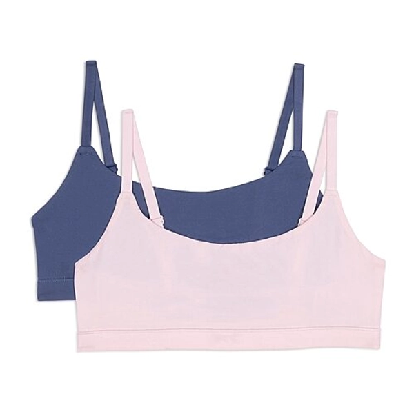 Maidenform Little & Big Kid Girls Light Support Bralette Rj25040, Large, Pink