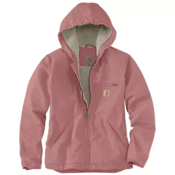 Carhartt Women's Loose Fit Washed Duck Sherpa Lined Jacket