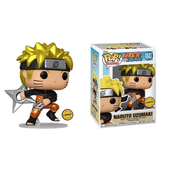 Funko Pop! Naruto Shippuden: Naruto Uzumaki Shuriken #1843 Chase Variant