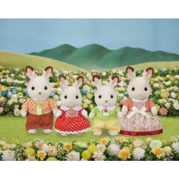 Chocolate Rabbit Family (New)