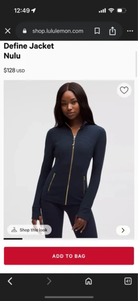 Define Jacket *Nulu - True Navy - Size 6