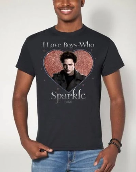 Spencer's I Love Boys Who Sparkle T-Shirt