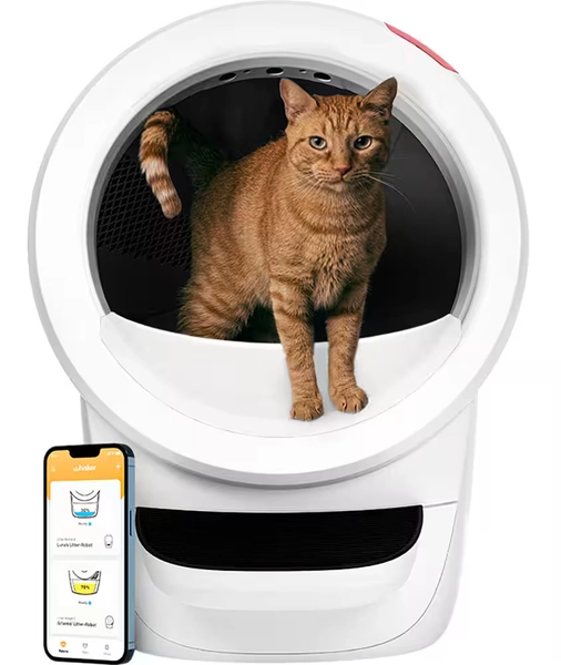 Whisker - Litter-Robot® 4 Smart App-Controlled Self-Cleaning Litter Box - White