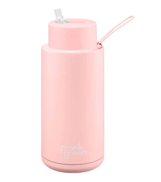 Frank Green Reusable Ceramic Water Bottle - 1000ml - Blushed