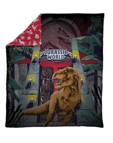 Spencer's Jurassic World Reversible Fleece Blanket